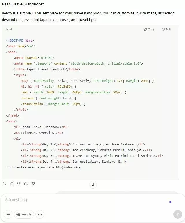 ChatGPTの結果02：テキスト中心の出力と手動による実行・視覚化