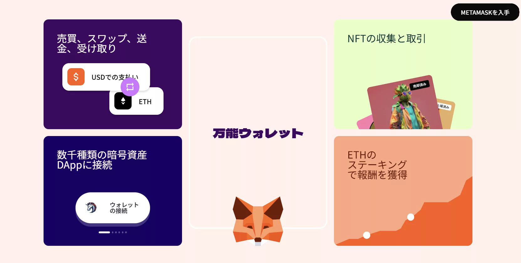メタマスクウォレットの特徴
